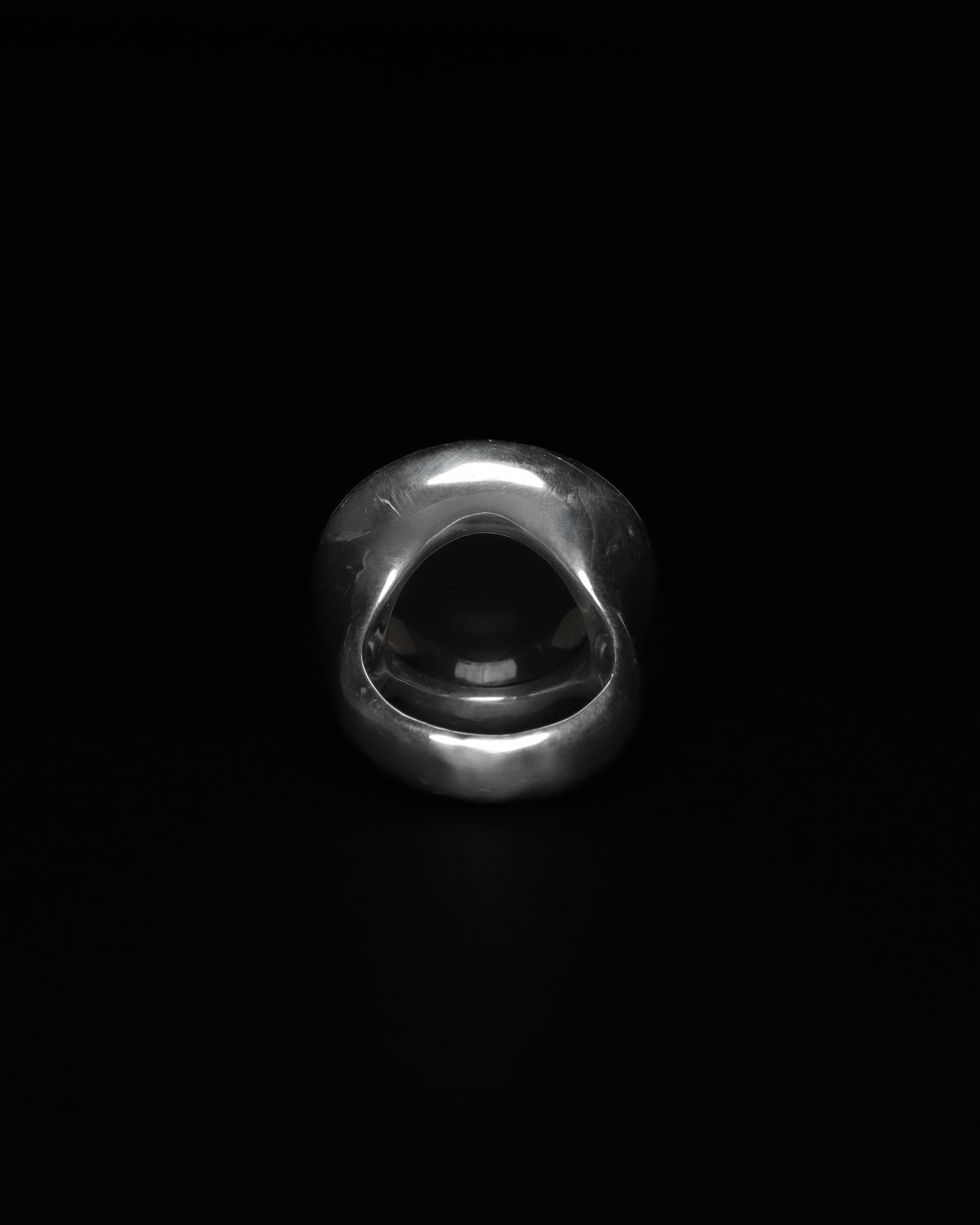 Big Halo Ring Serpentine & Ice Diamond