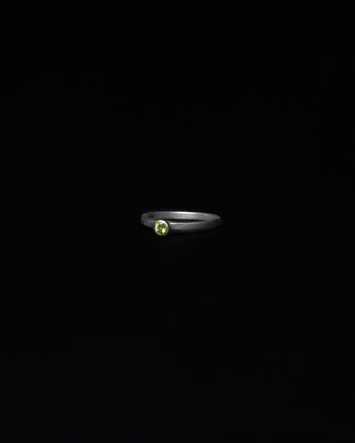 Solitaire Ring Peridot