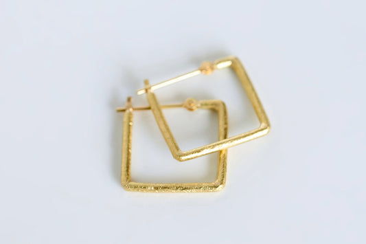 The Squares_K18 Earrings